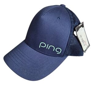 Ping Dark Blue Mesh Cap with Logo